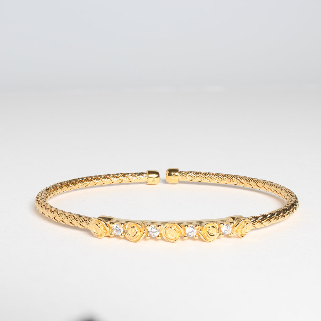Annabella 2mm Rose Bracelet