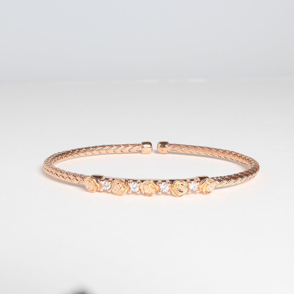 Annabella 2mm Rose Bracelet