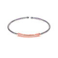 Anna Bella Collection | 3mm Flat Bar CZ Bracelet