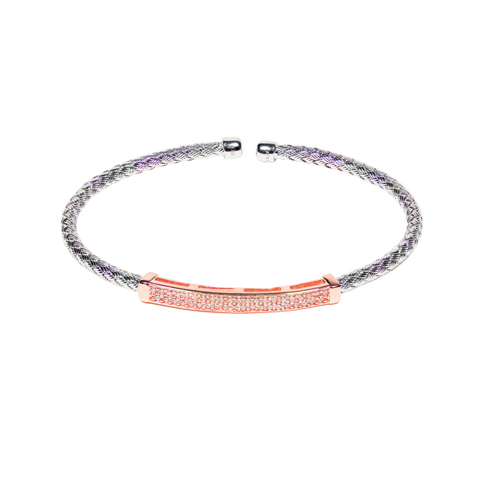 Anna Bella Collection | 3mm Flat Bar CZ Bracelet