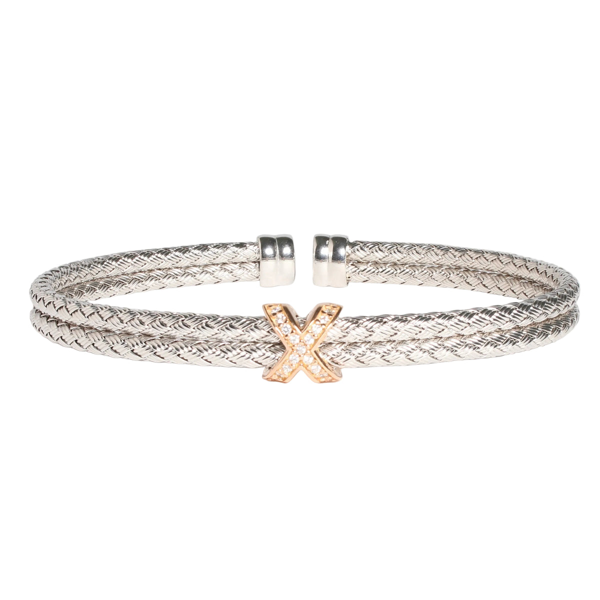 Anna Bella Double Row X Bracelet