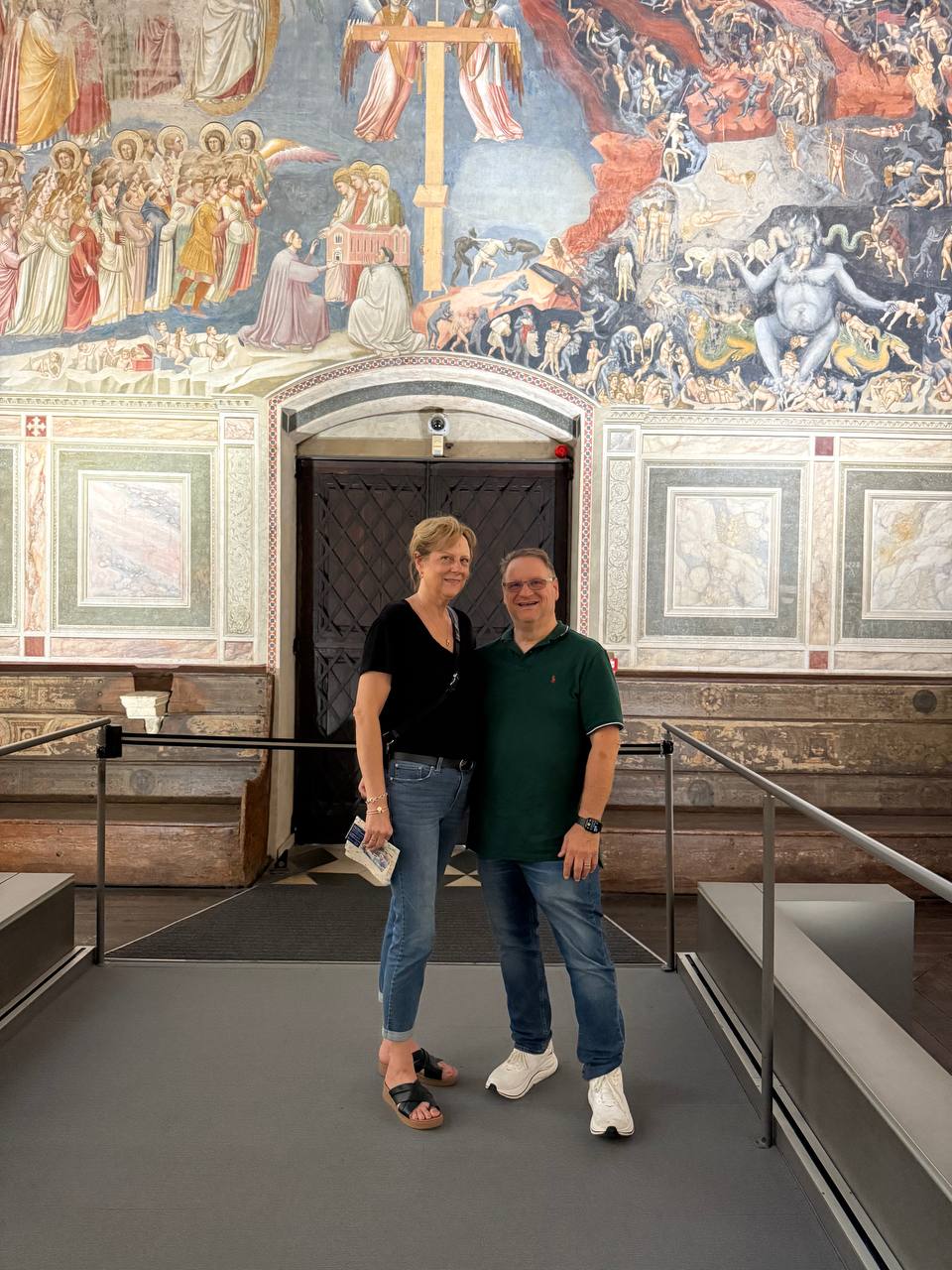 Brad and Linda in Italy, the personal inspiration behind VELA.
